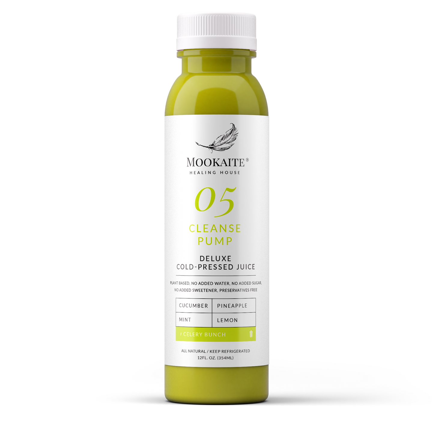 Morning Greens Wellness Routine - Celery Juice 12 oz